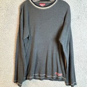 Vintage 90s Y2K UNION BAY Thermal Stripe Crewneck Skater Sweater Size Medium